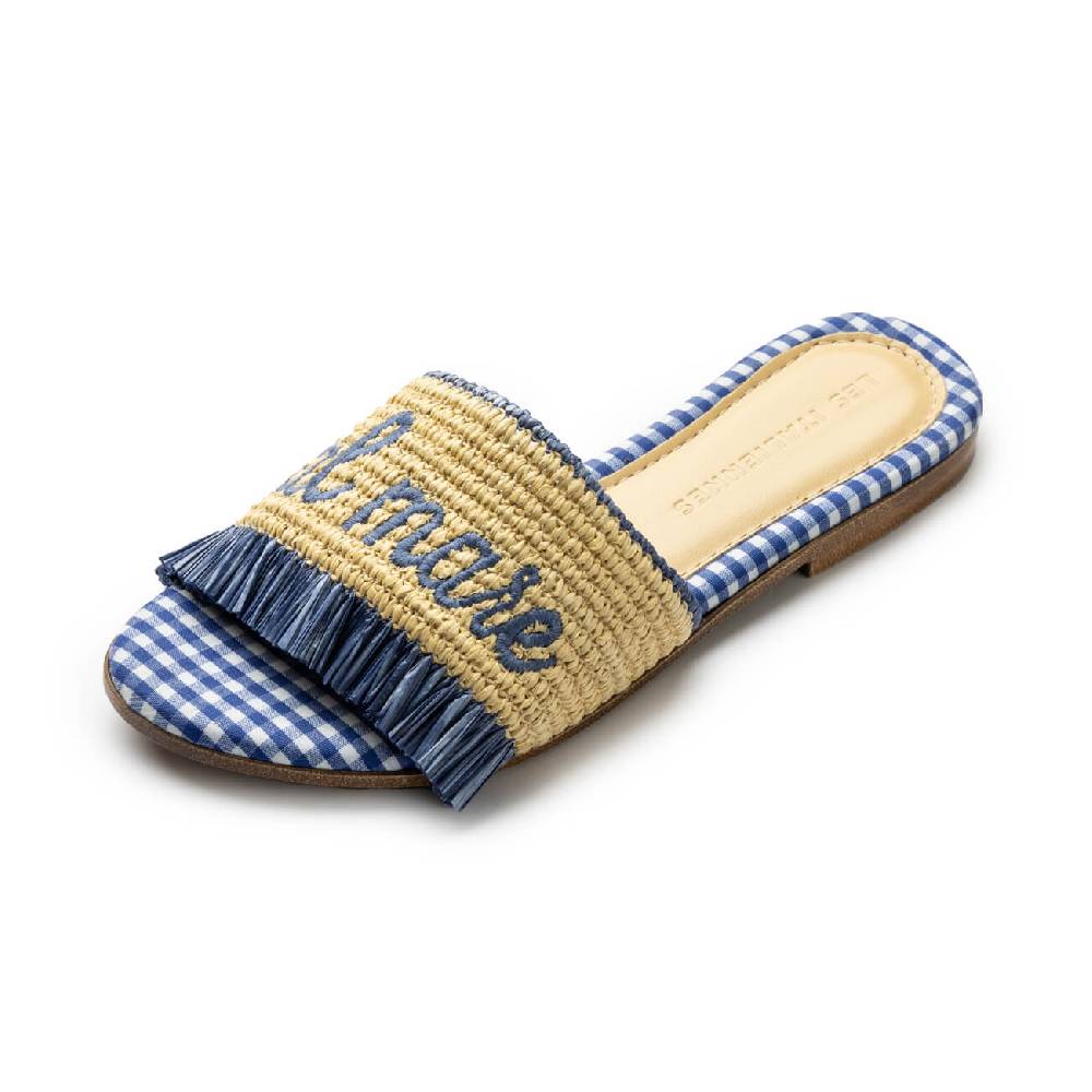 Les Italiennes Portami al Mare – Blu/Beige Vichy In Linea