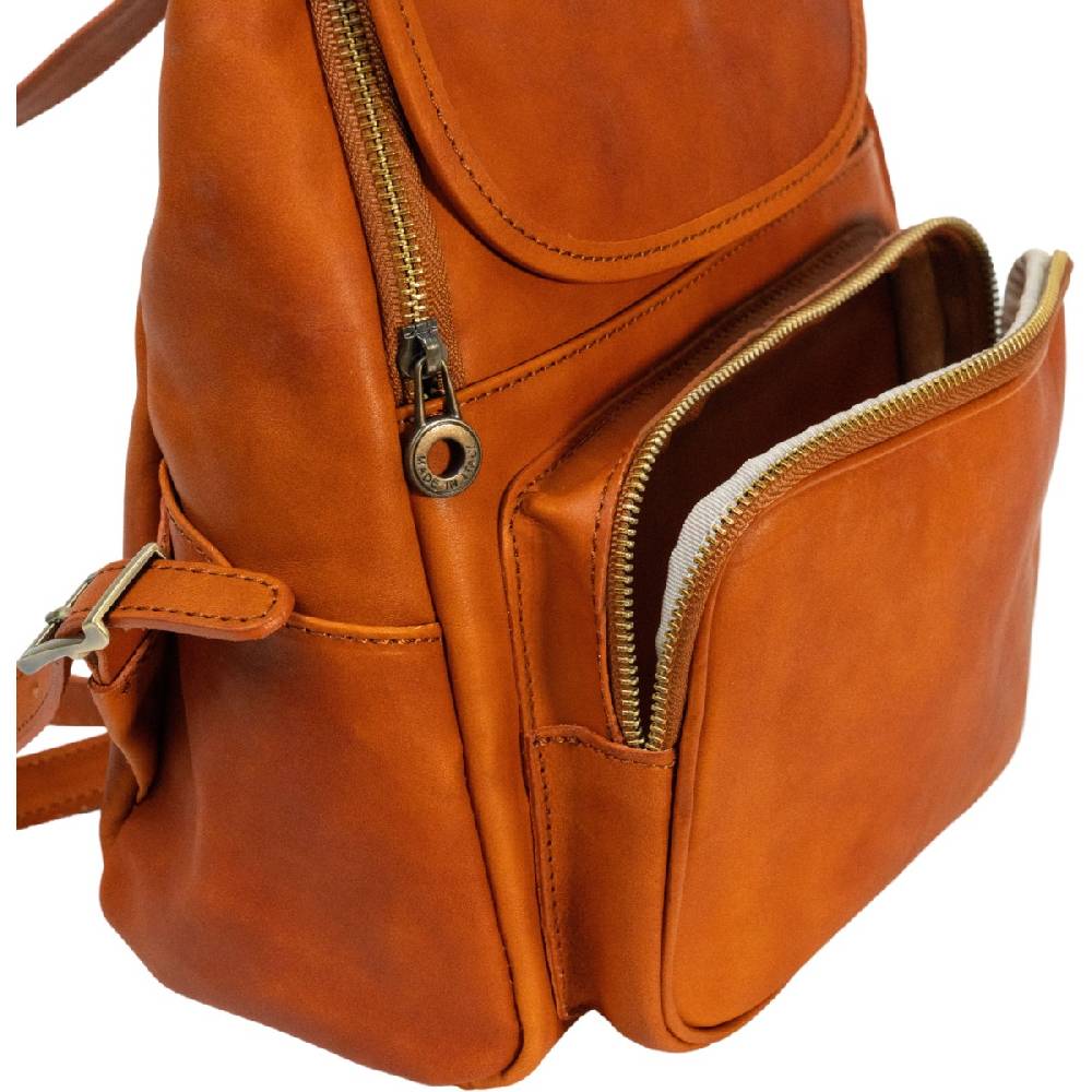 Lartigiano Del Cuoio Zaino donna in pelle di vitello 100% Handmade in Italy Negozio