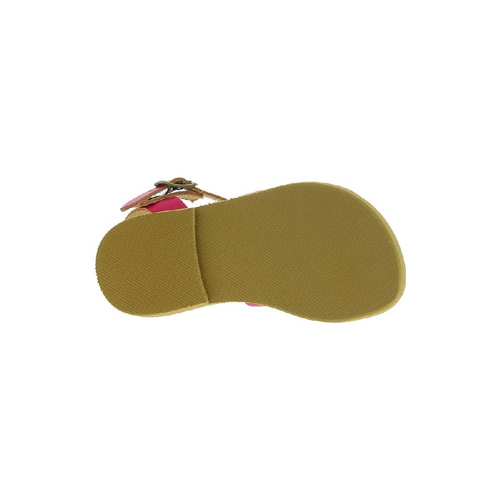 Lartigiano Del Cuoio Sandali gladiatore da bambina in pelle di vitello fucsia chiusura con fibbia Consegna Veloce