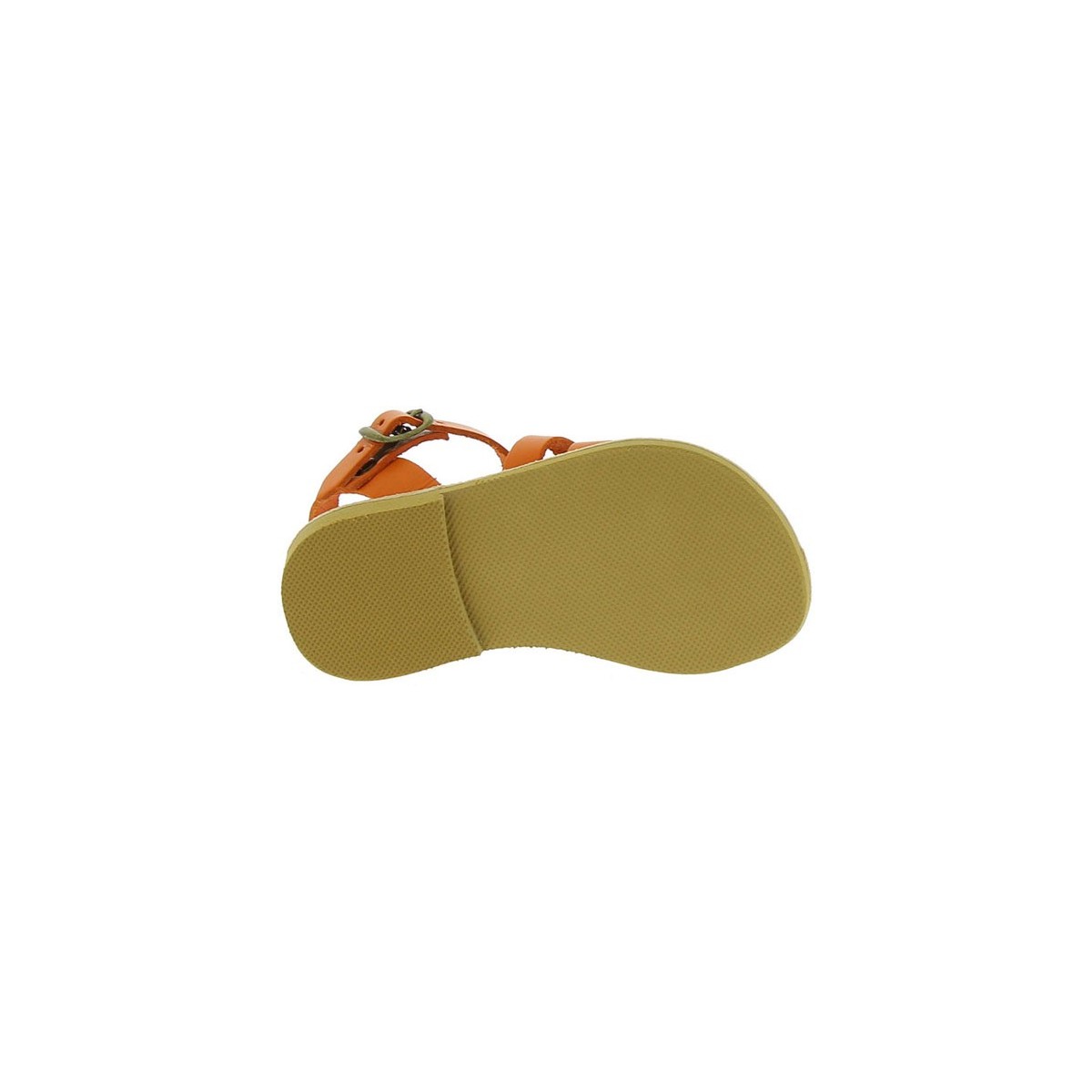 Lartigiano Del Cuoio Sandalo da bambino in pelle di vitello arancione chiusura con fibbia Convenienza