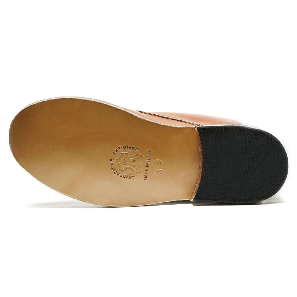 Lartigiano Del Cuoio Stivaletti da donna in pelle color cuoio fatte a mano in Italia In Linea
