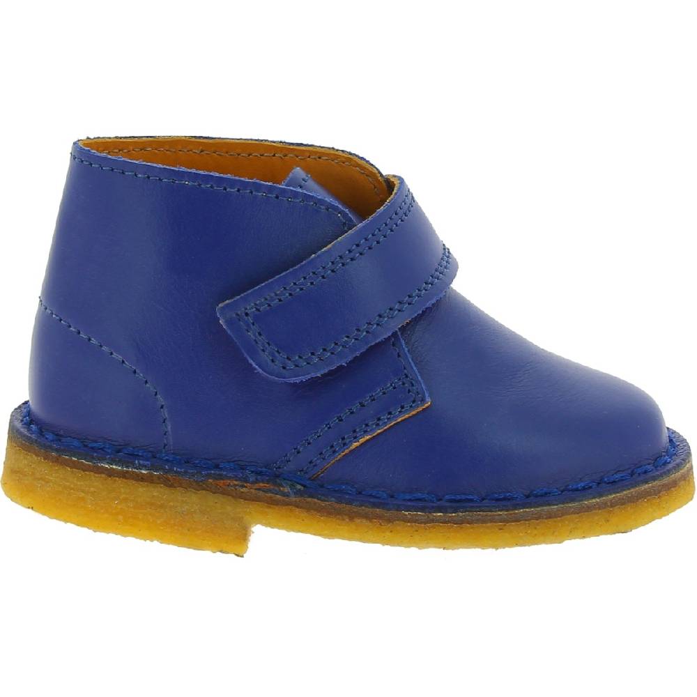 Lartigiano Del Cuoio Scarpe artigianali bambino in pelle blu fatte a mano in Italia Sconto