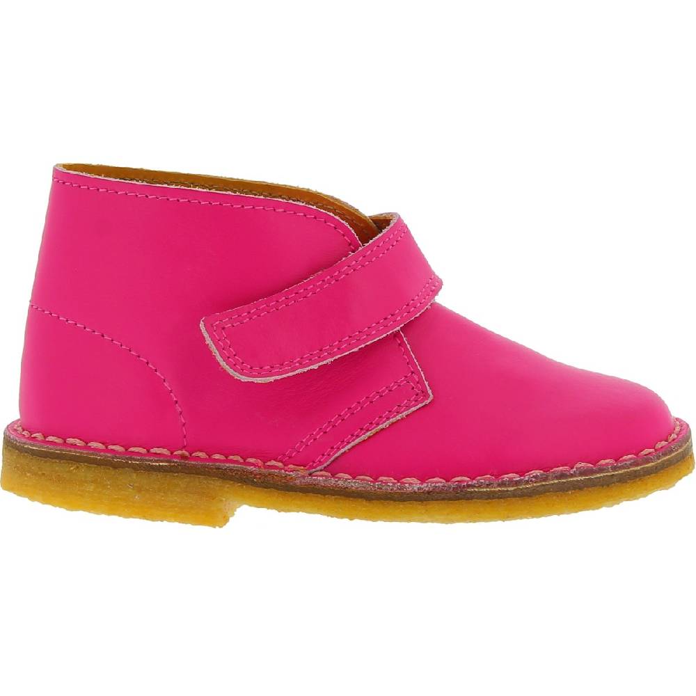 Lartigiano Del Cuoio Scarponcini da bambina in vera pelle rosa fatti a mano in Italia Moda