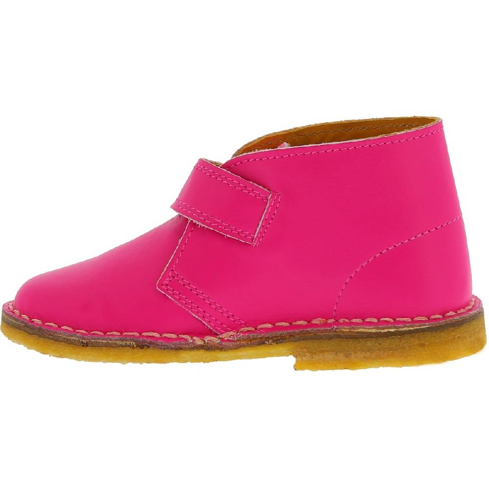 Lartigiano Del Cuoio Scarponcini da bambina in vera pelle rosa fatti a mano in Italia Moda