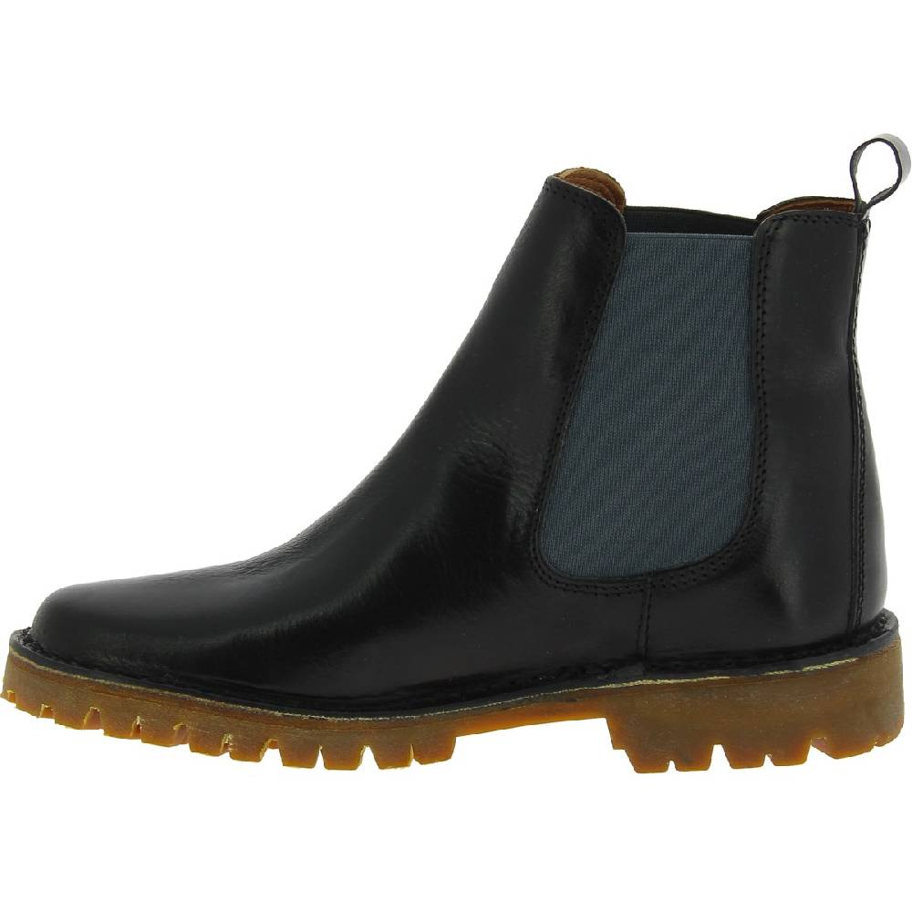 Lartigiano Del Cuoio Stivaletti chelsea donna neri in pelle con suola Vibram artigianali Promozione Limitata