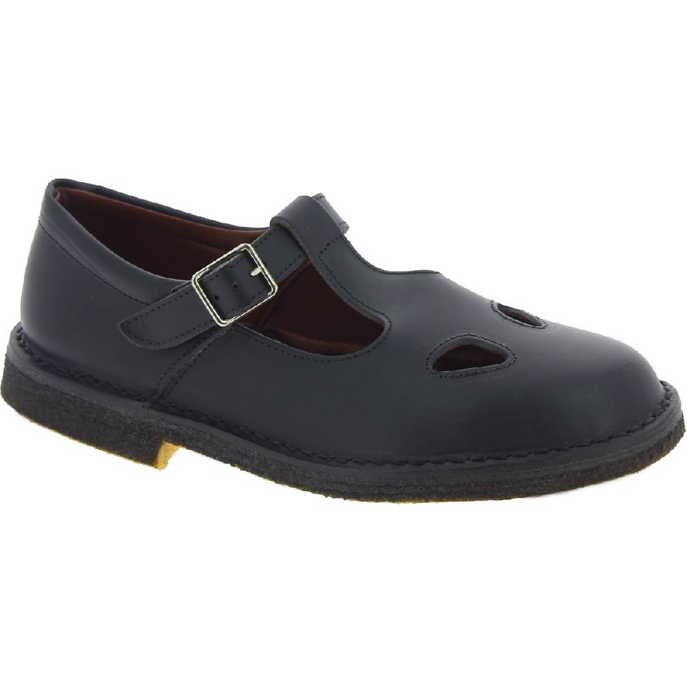 Lartigiano Del Cuoio Scarpe occhio di bue da adulto in pelle nera fatte a mano in Italia Fino Al -60%