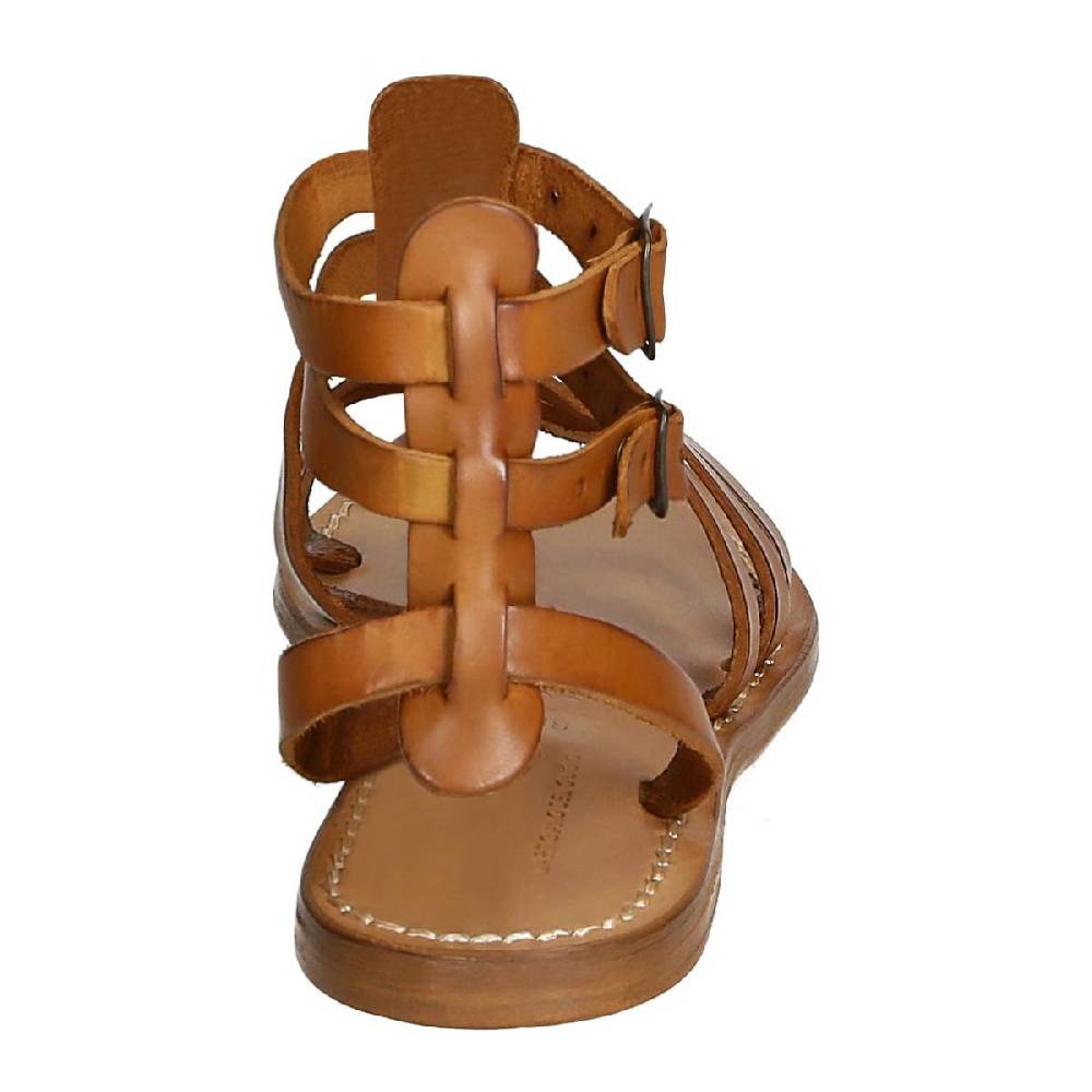 Lartigiano Del Cuoio Sandali gladiatore in pelle colore cuoio antico fatti a mano in Italia Novità