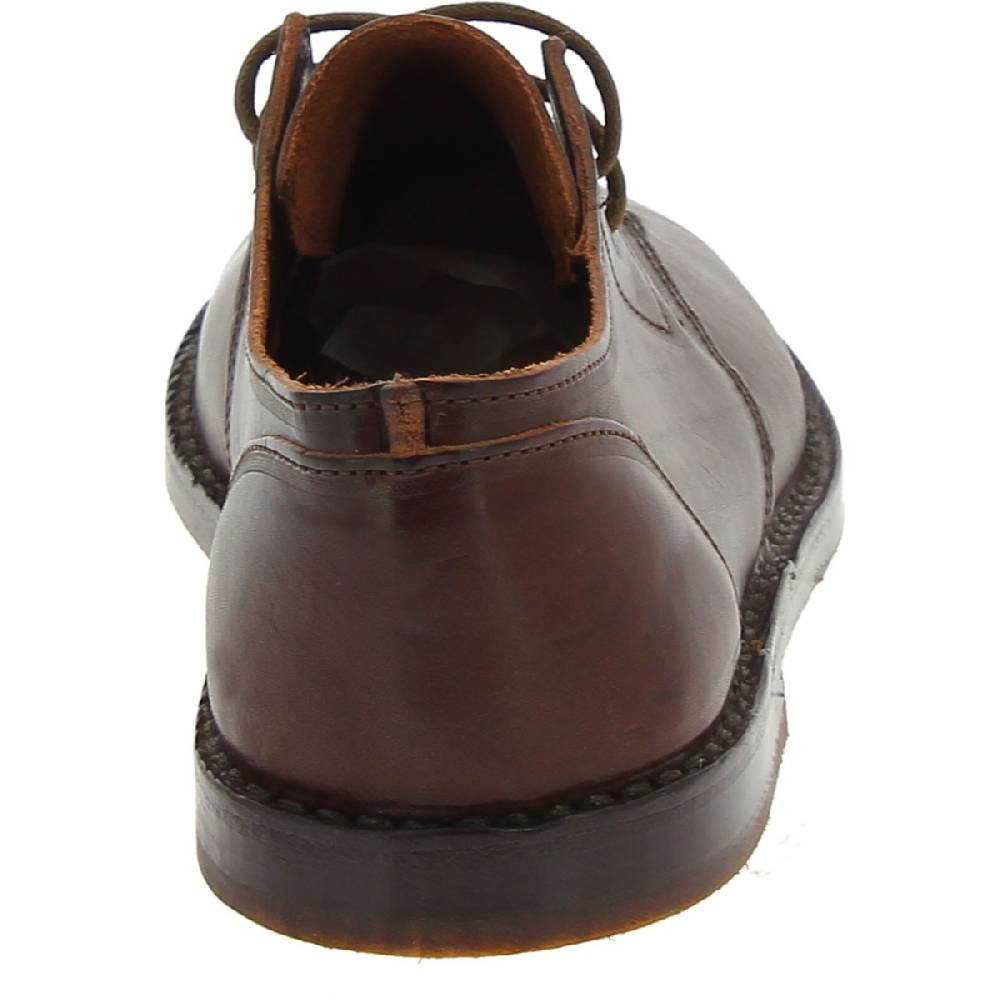 Lartigiano Del Cuoio Scarpe basse da uomo in pelle marrone scuro fatte a mano in Italia Promozione Limitata