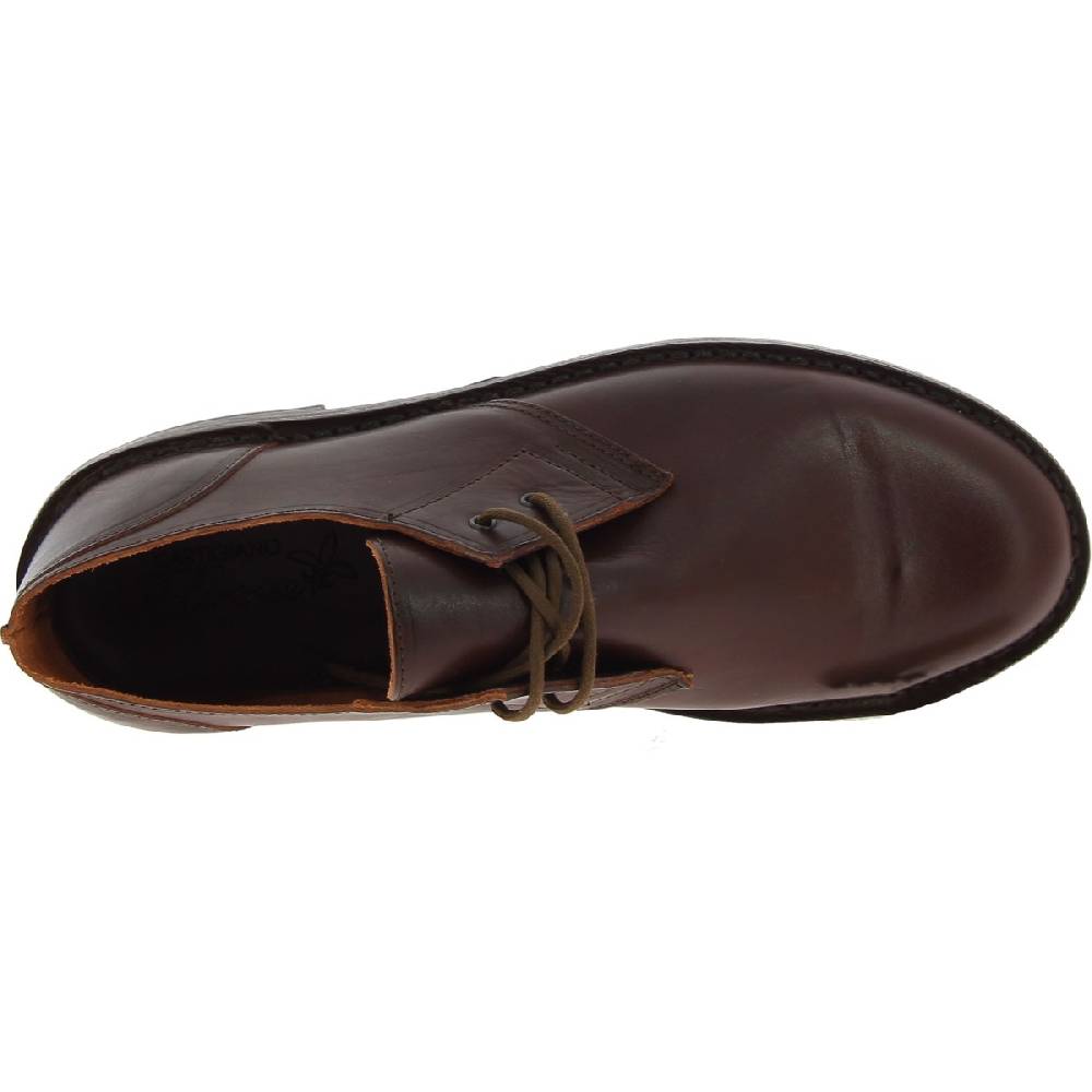 Lartigiano Del Cuoio Scarpe basse da uomo in pelle marrone scuro fatte a mano in Italia Promozione Limitata