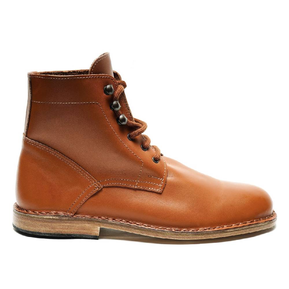 Lartigiano Del Cuoio Stivaletti da uomo in pelle color cuoio fatte a mano in Italia Shopping Online
