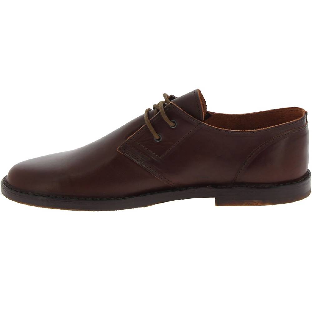 Lartigiano Del Cuoio Scarpe basse da donna in pelle marrone scuro fatte a mano in Italia Sconto