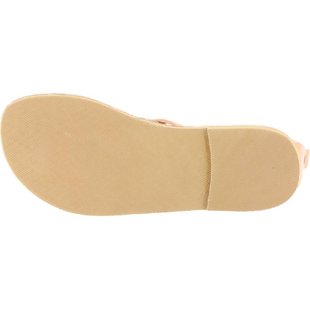 Lartigiano Del Cuoio Sandali infradito da donna con lacci incrociati fatti a mano in pelle di vitello nude Online