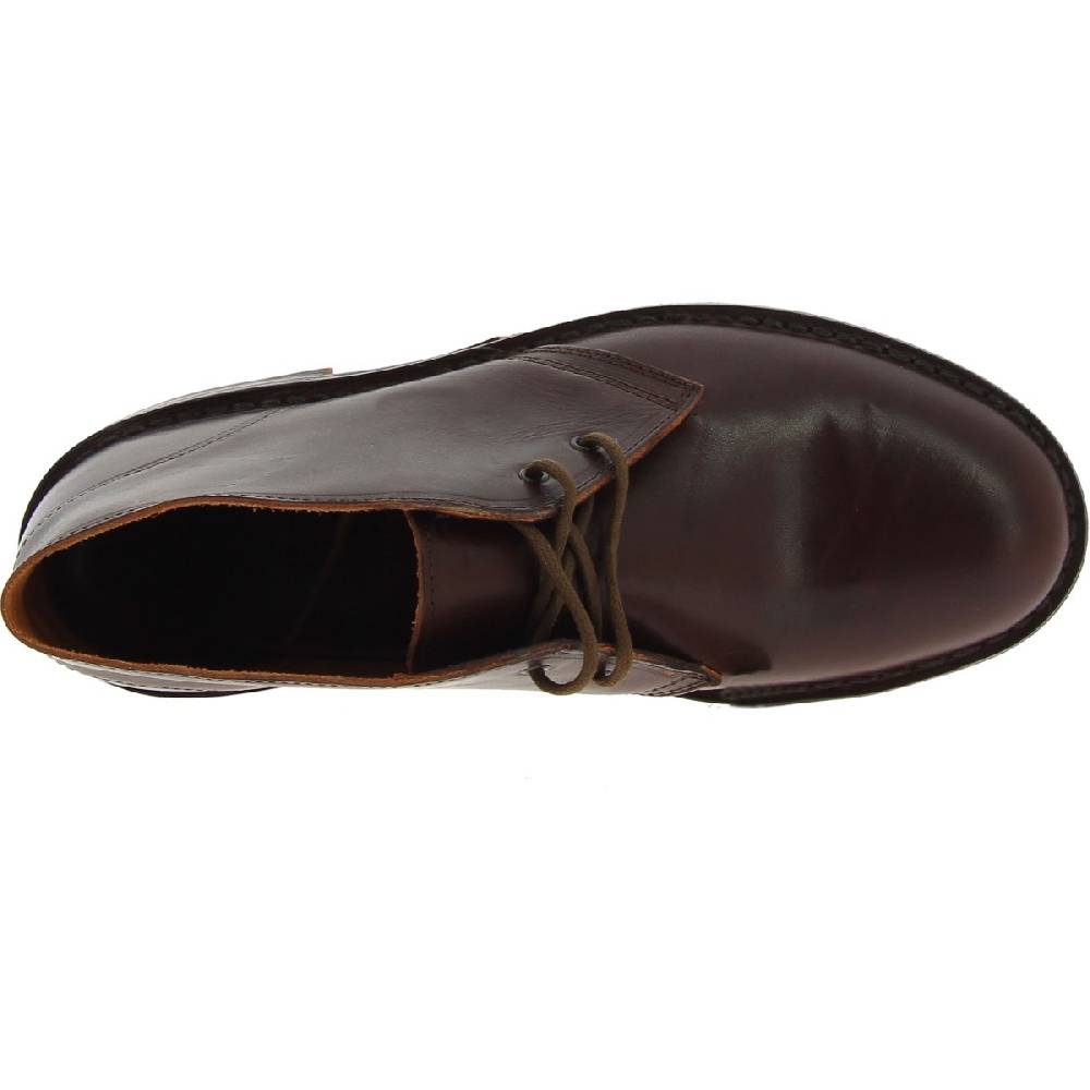 Lartigiano Del Cuoio Polacchine da donna in pelle marrone scuro fatte a mano in Italia Vendite Flash