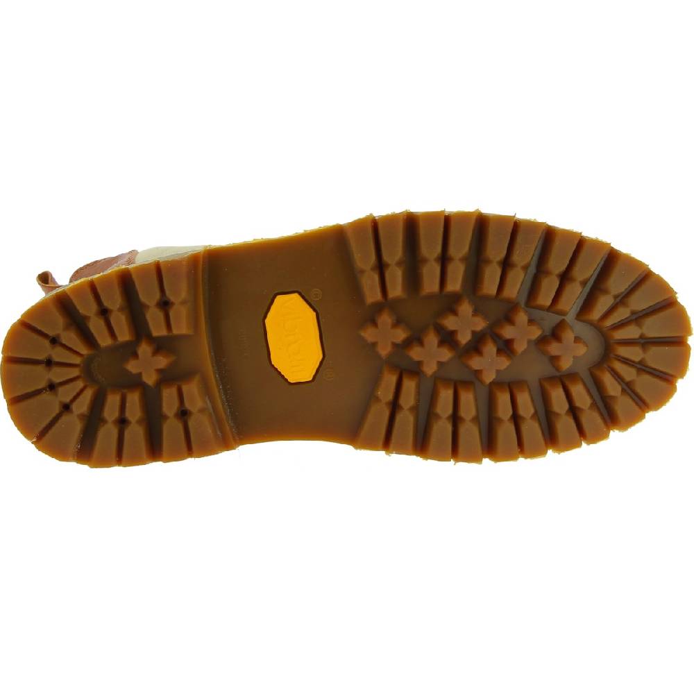 Lartigiano Del Cuoio Stivaletto beatles donna in pelle marrone e suola Vibram Fino Al -60%