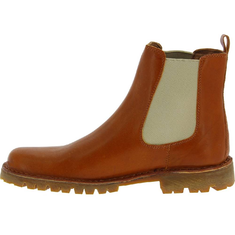 Lartigiano Del Cuoio Stivaletto beatles in pelle marrone e suola Vibram Shopping Online