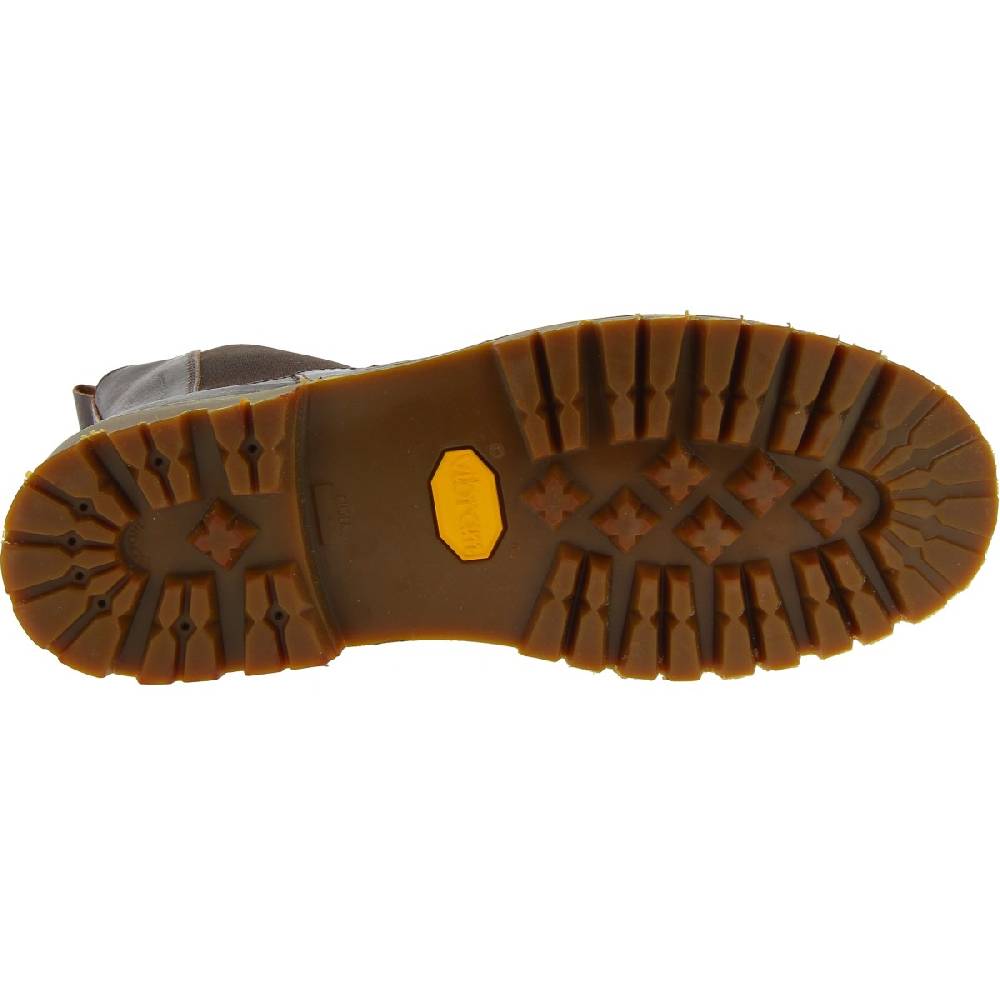 Lartigiano Del Cuoio Stivaletto beatles in pelle marrone scuro e suola Vibram Affare Del Giorno