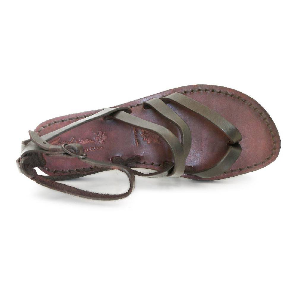 Lartigiano Del Cuoio Scarpe alla schiava artigianali in pelle marrone Fino Al -60%