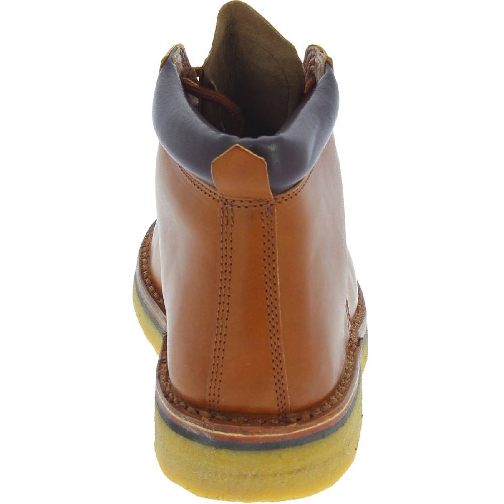 Lartigiano Del Cuoio Stivaletti artigianali uomo in pelle marrone conciata al vegetale Shopping Online