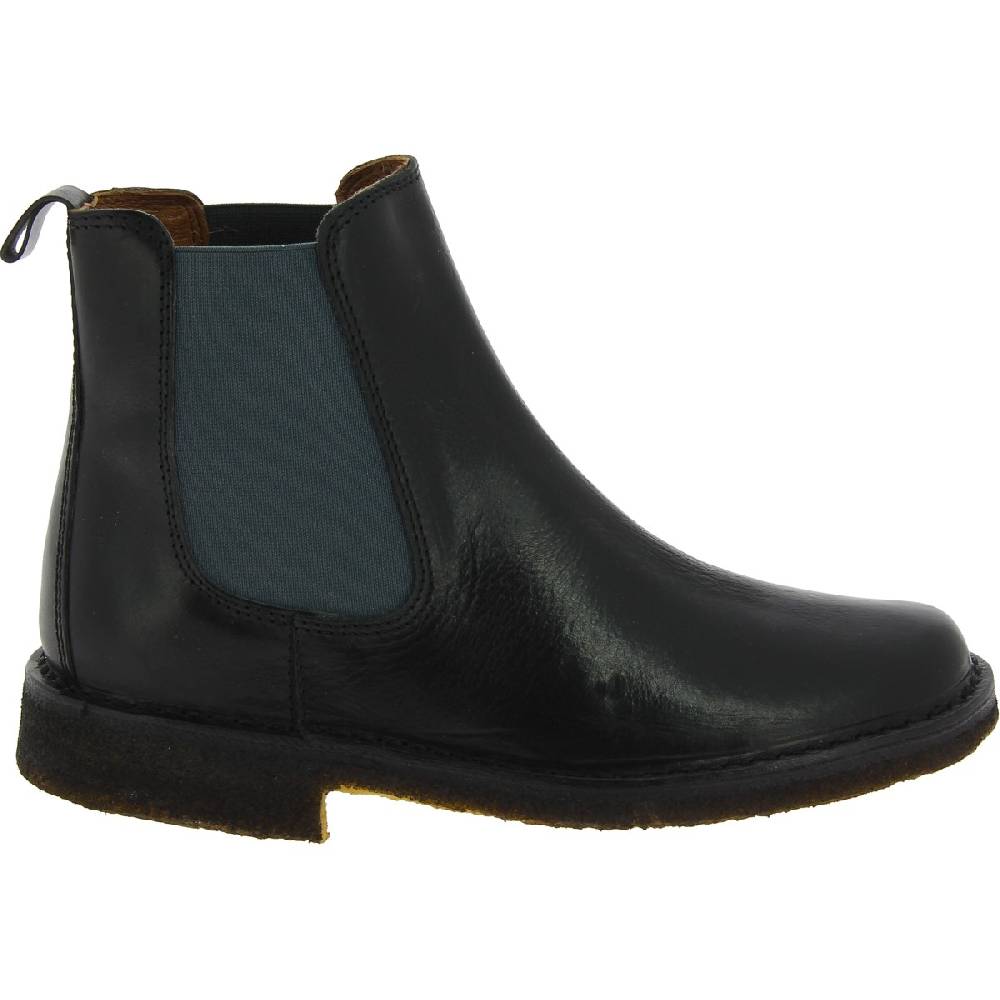 Lartigiano Del Cuoio Stivaletti chelsea donna in pelle nera e suola in para artigianali Novità