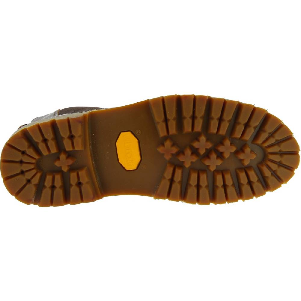 Lartigiano Del Cuoio Stivaletto beatles donna in pelle marrone scuro e suola Vibram Online