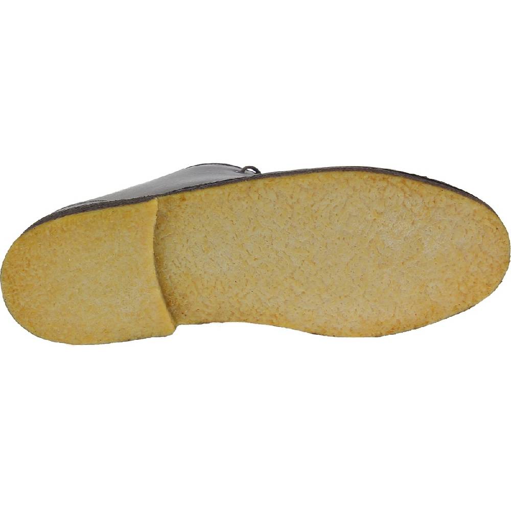 Lartigiano Del Cuoio Polacchine da uomo in pelle marrone scuro con fodera invernale Saldi