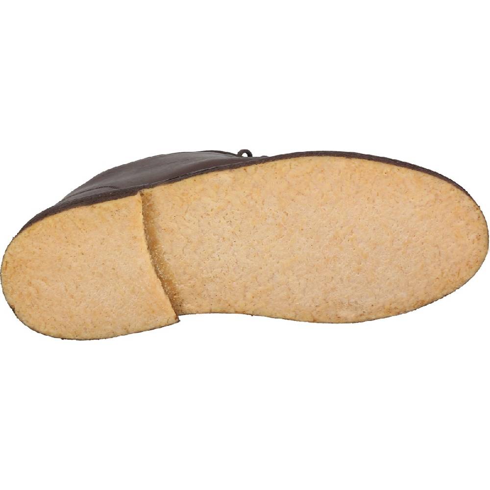 Lartigiano Del Cuoio Polacchine da donna in pelle marrone scuro con fodera invernale Qualità Garantita