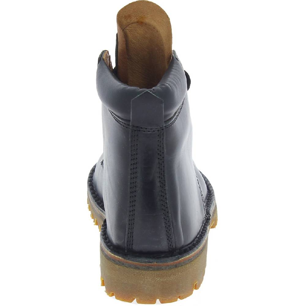 Lartigiano Del Cuoio Stivaletti donna artigianali in pelle nero con suola Vibram Affare Del Giorno