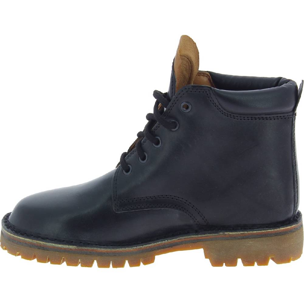 Lartigiano Del Cuoio Stivaletti donna artigianali in pelle nero con suola Vibram Affare Del Giorno