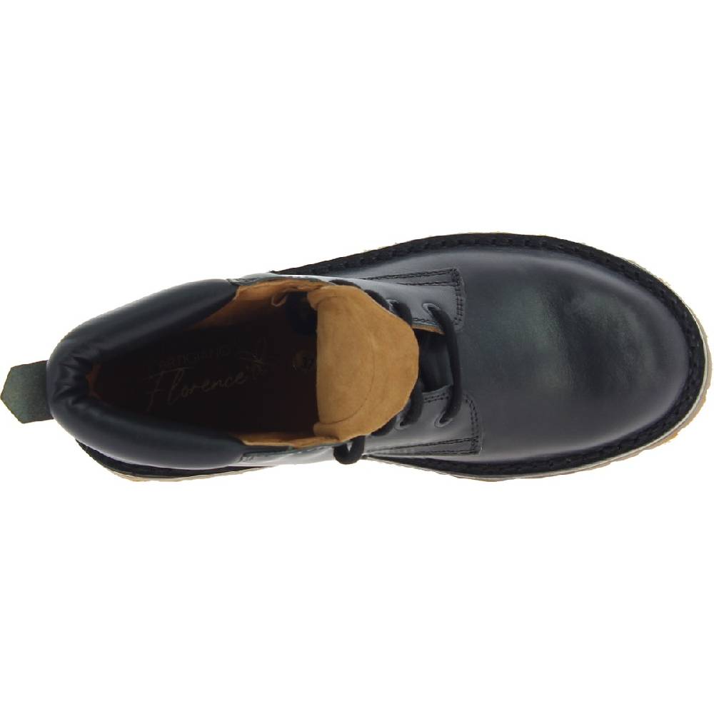 Lartigiano Del Cuoio Stivaletti donna artigianali in pelle nero con suola Vibram Affare Del Giorno