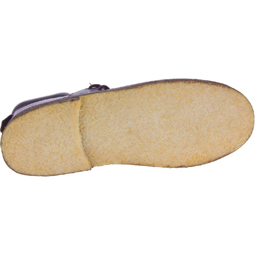 Lartigiano Del Cuoio Stivaletti uomo artigianali in pelle marrone scuro conciata al vegetale Sottocosto