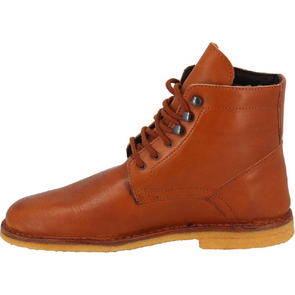 Lartigiano Del Cuoio Stivaletti da uomo in pelle color cuoio con fodera invernale Novità