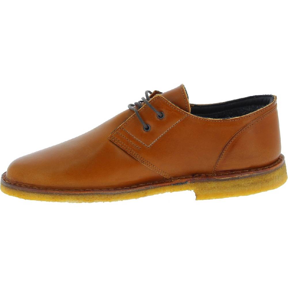 Lartigiano Del Cuoio Scarpe basse da uomo in pelle marrone con fodera invernale Nuova