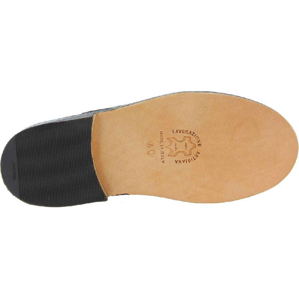Lartigiano Del Cuoio Scarpe aperte da donna in pelle marrone scuro fatte a mano in Italia Fino Al -60%