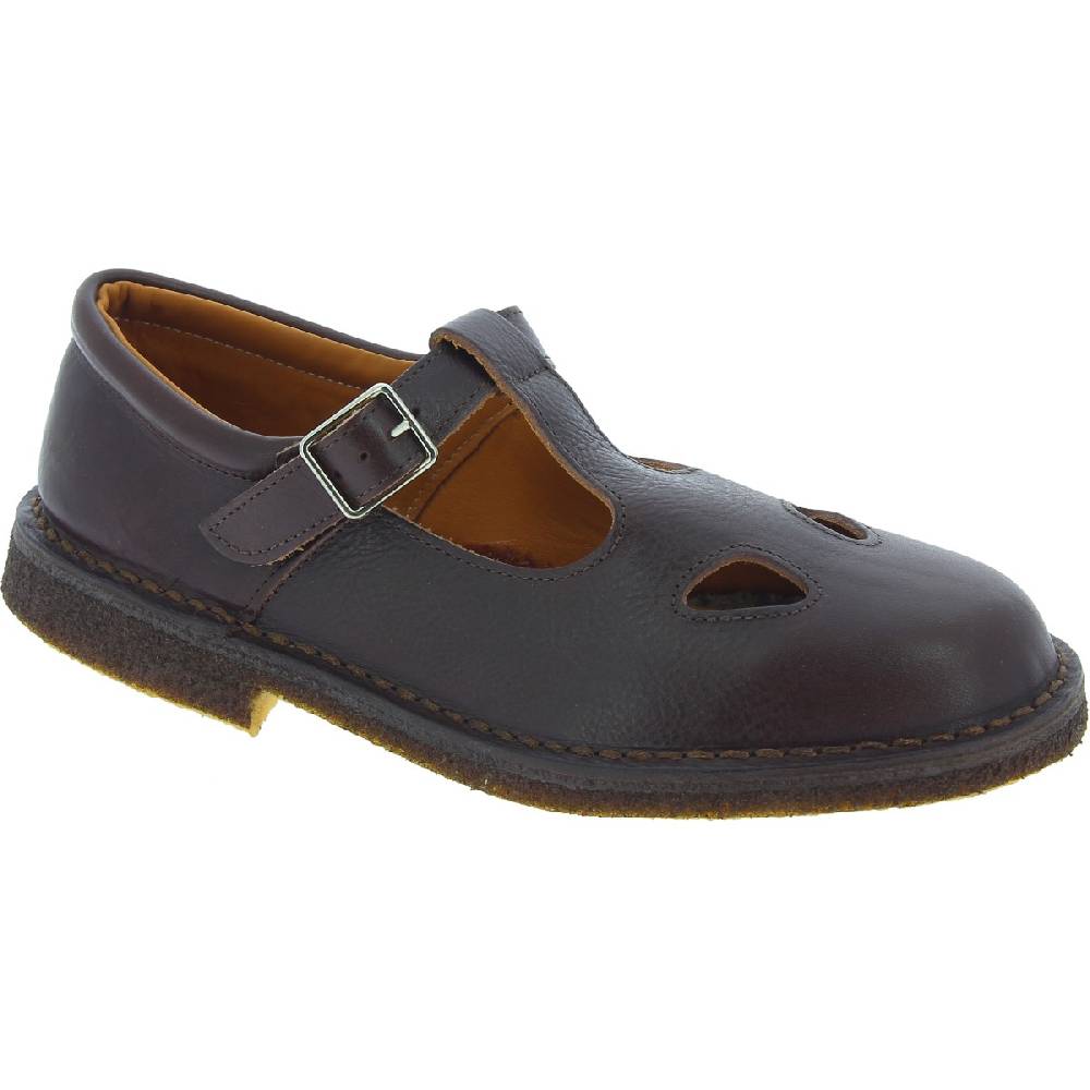 Lartigiano Del Cuoio Scarpe aperte da donna in pelle marrone scuro fatte a mano in Italia Fino Al -60%