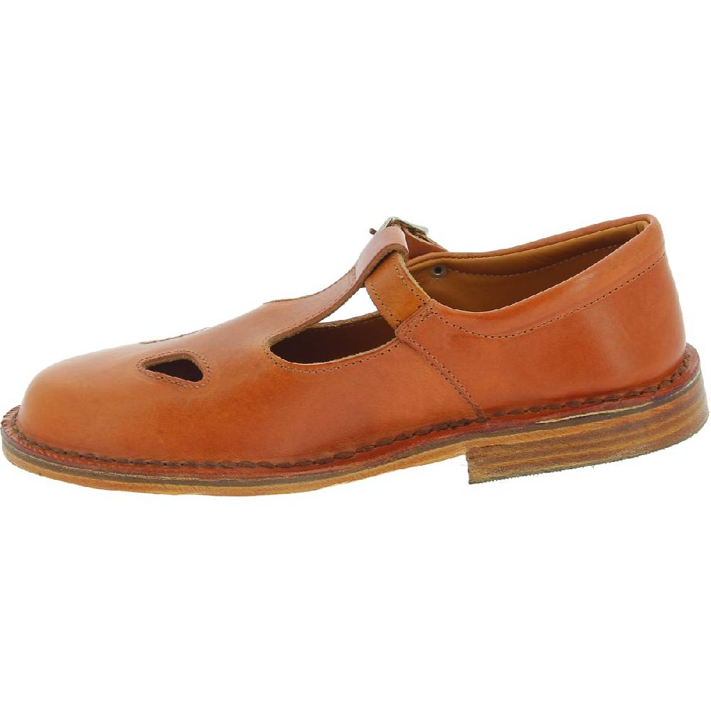 Lartigiano Del Cuoio Scarpe "occhi di bue" da donna in pelle marrone fatte a mano in Italia Presa