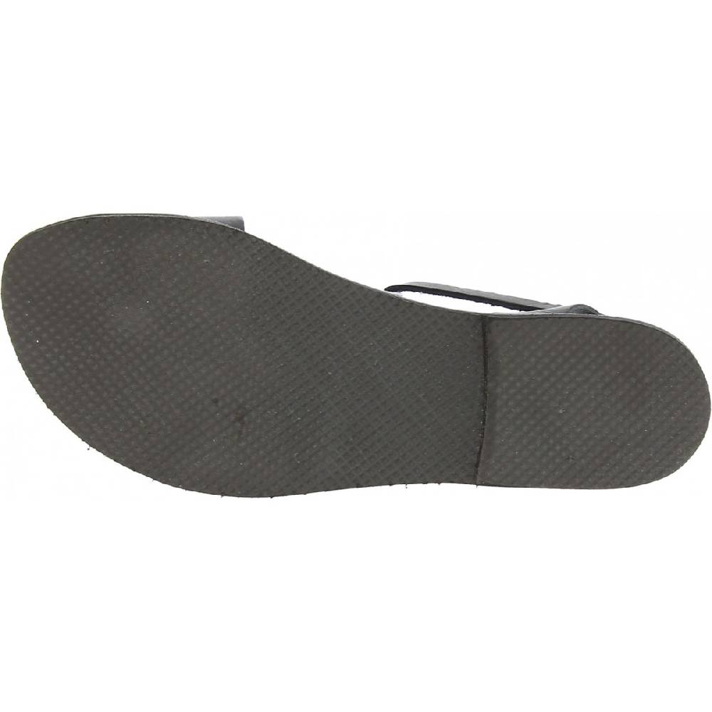 Lartigiano Del Cuoio Sandali bassi donna artigianali in pelle color nero Negozio