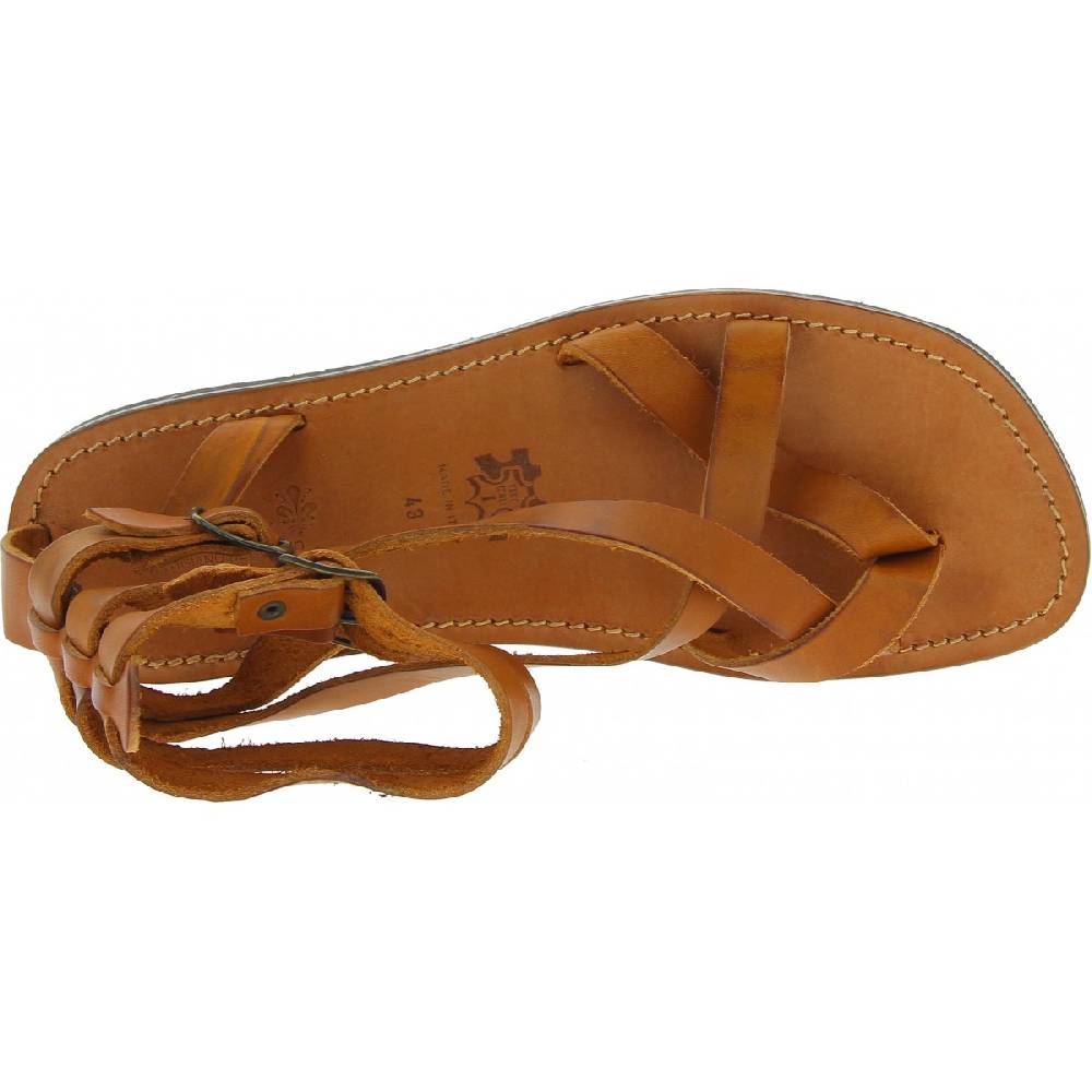 Lartigiano Del Cuoio Sandali gladiatore uomo in pelle con suola in gomma spessa Saldi