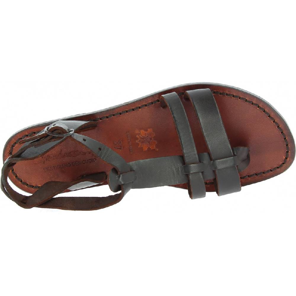 Lartigiano Del Cuoio Sandali gladiatore da donna in pelle Testa di moro Shopping Online