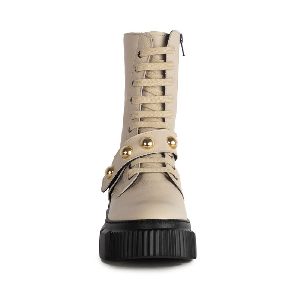 Le Dangerouge Twiggy Beige Dots In Linea