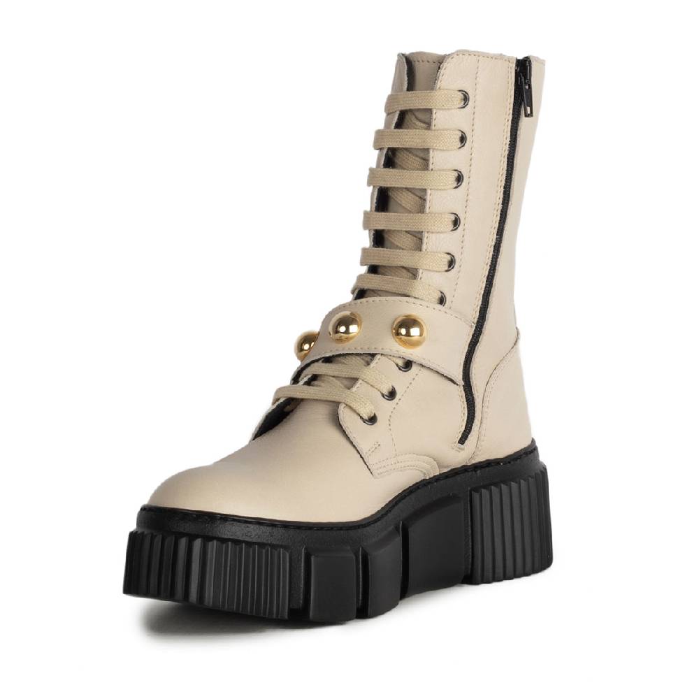 Le Dangerouge Twiggy Beige Dots In Linea