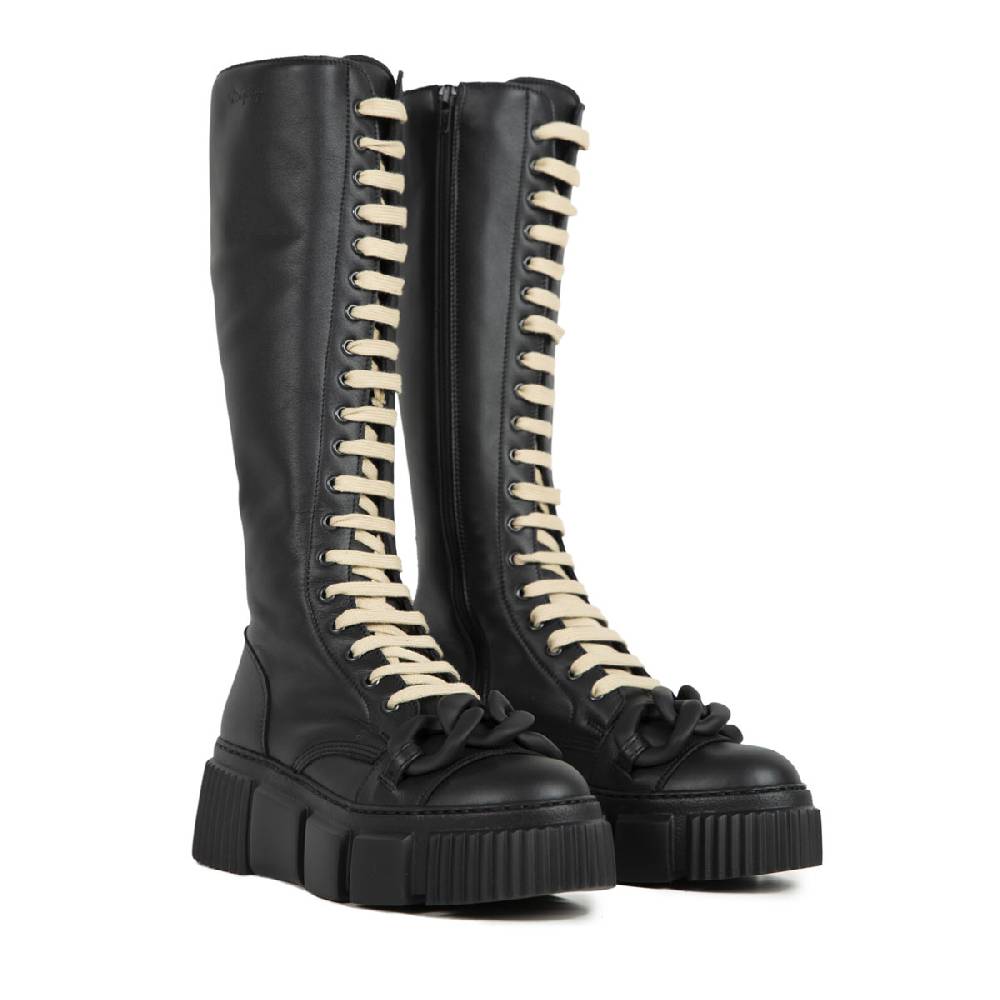 Le Dangerouge Ophelia Tall Beige Laces Qualità Garantita