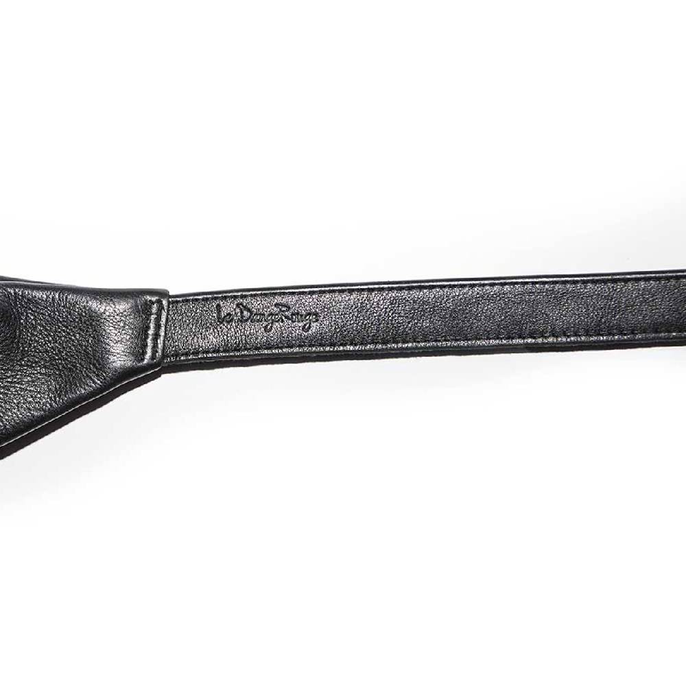 Le Dangerouge Fanny Pack Leather Black Hole In vendita