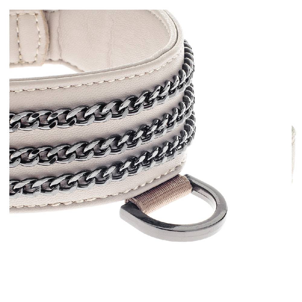 Le Dangerouge Big dog collar beige Italia