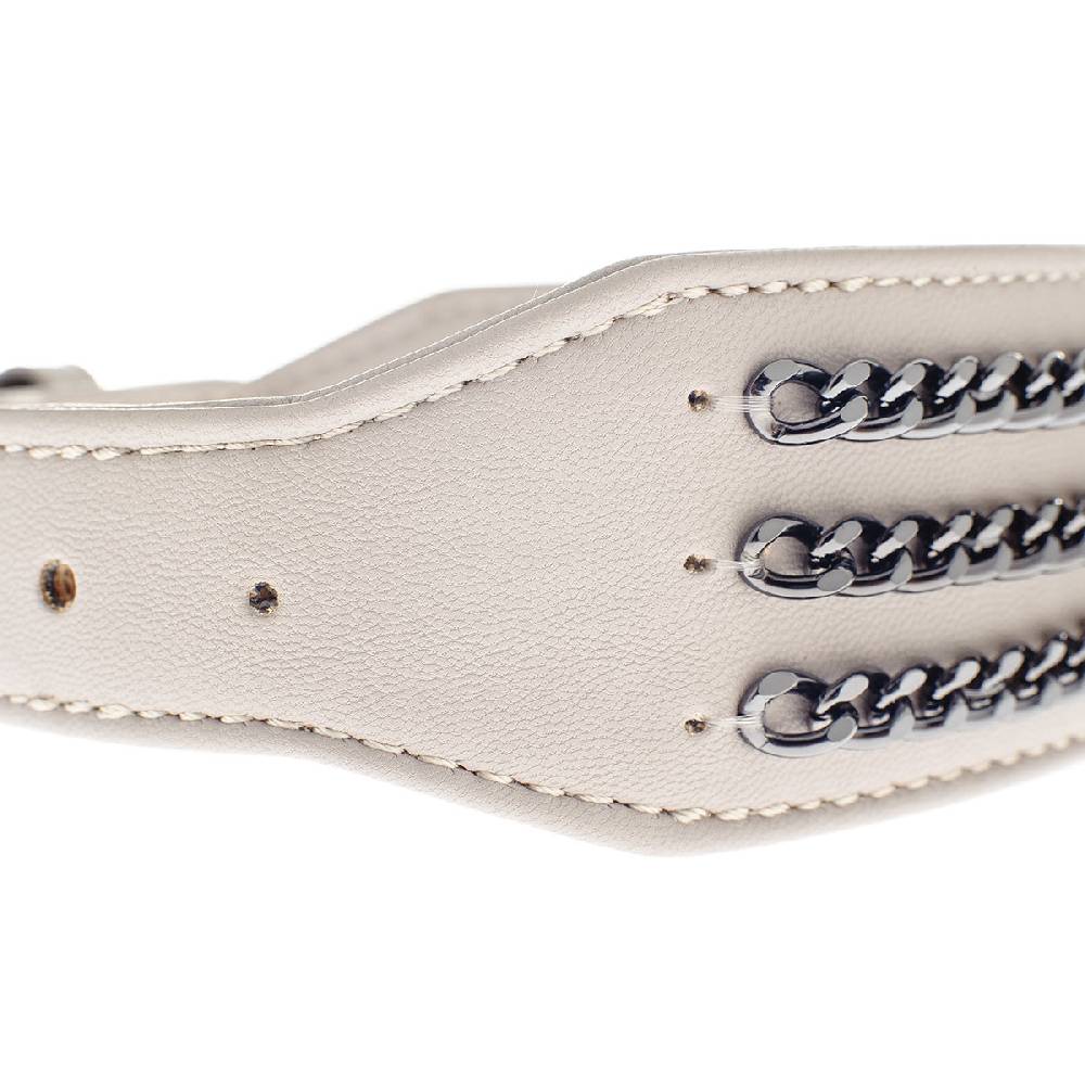 Le Dangerouge Big dog collar beige Italia