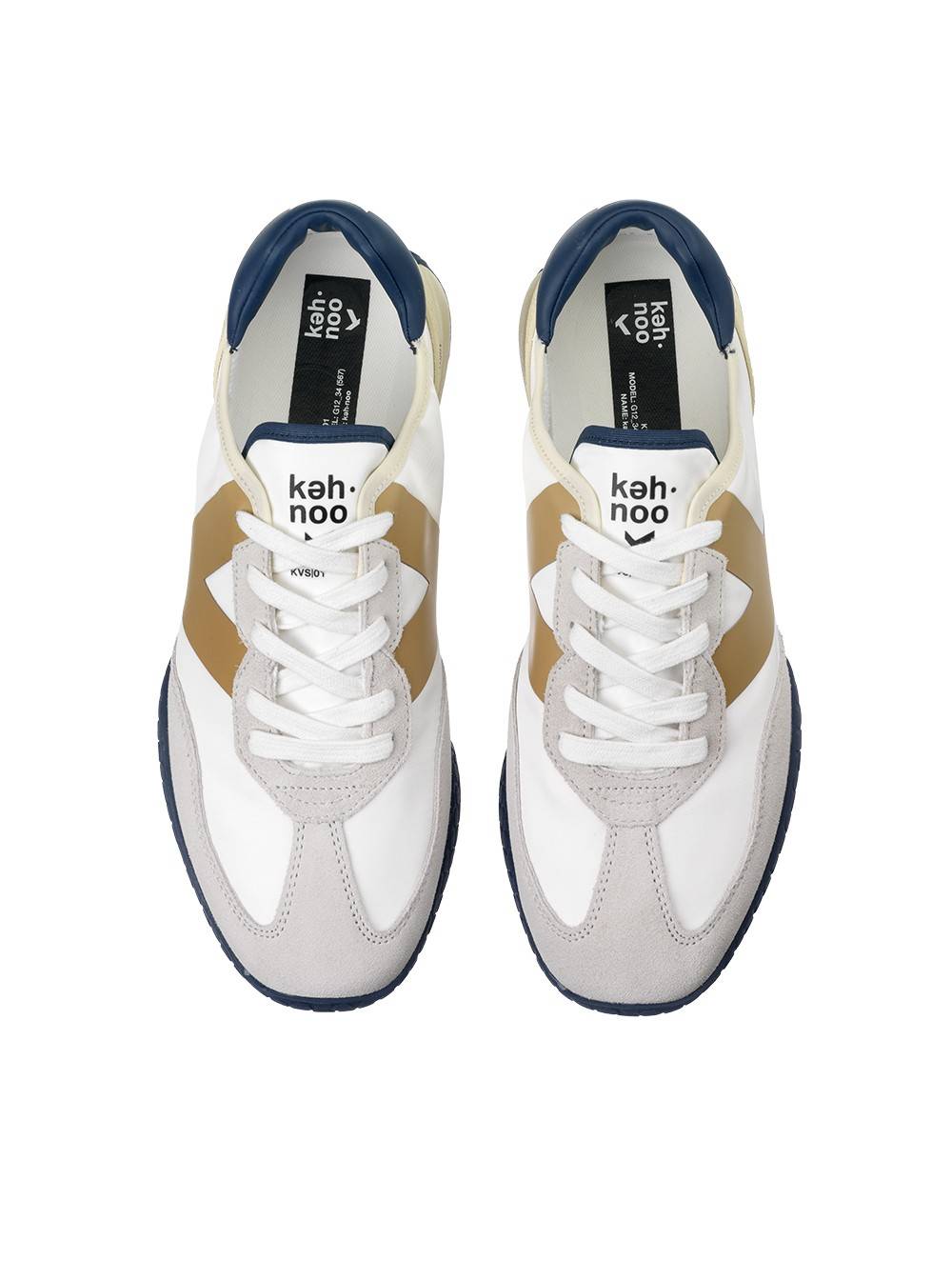Kehnoo KM 9313 WHITE-BEIGE-NAVY