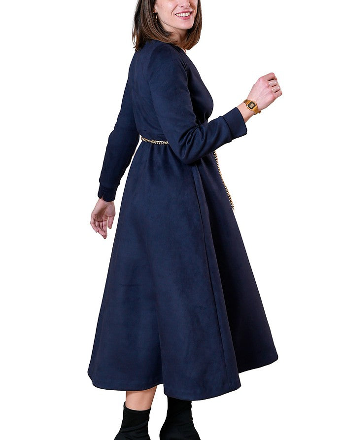 La Fabrique Brigitte Maxi Vestito Blu I Più Venduti