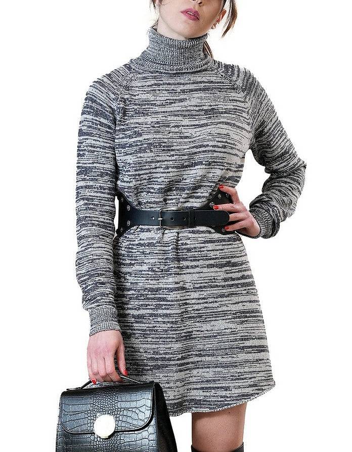 La Fabrique Charlotte Vestito in Maglia Grigio Negozio