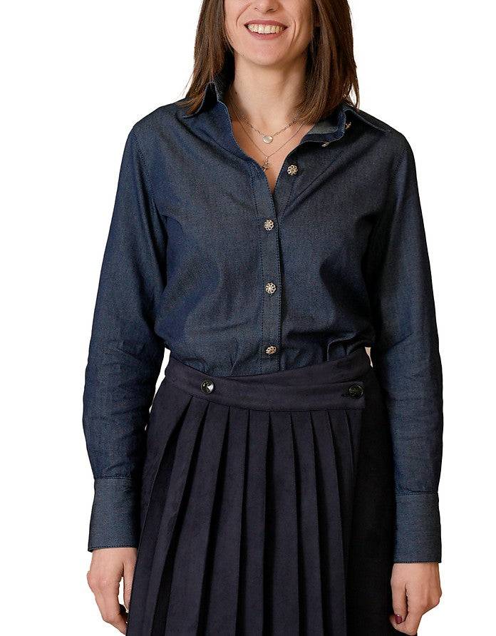 La Fabrique Ira Camicia in Denim Nuovo