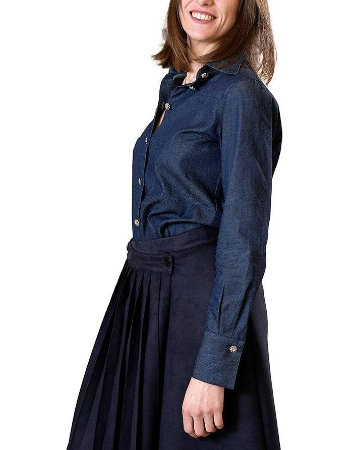 La Fabrique Ira Camicia in Denim Nuovo