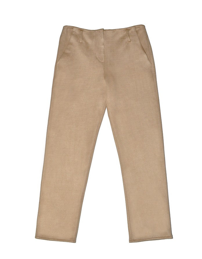 La Fabrique Louise Pantaloni Slim Beige Pezzi Unici